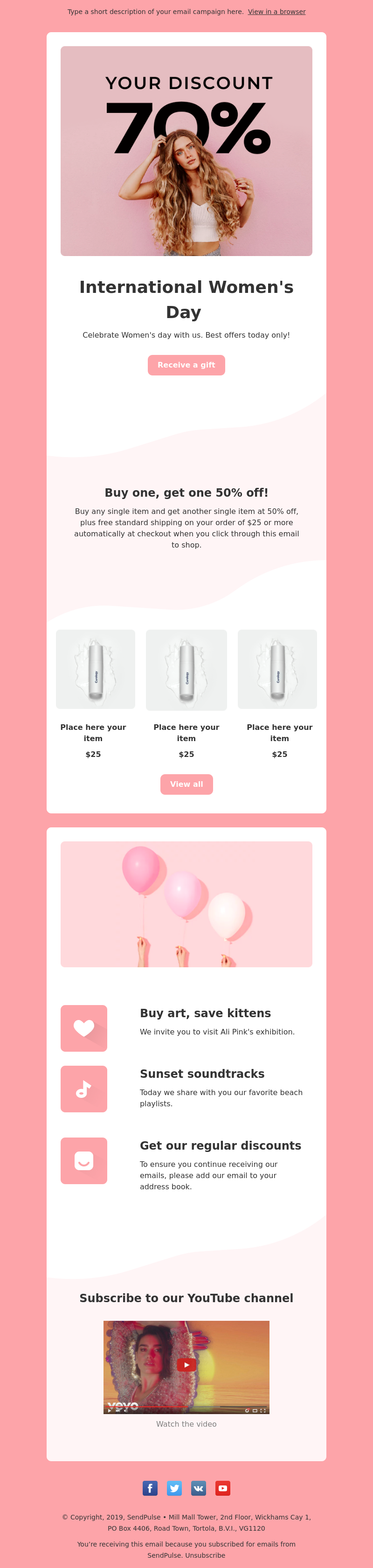 free email template