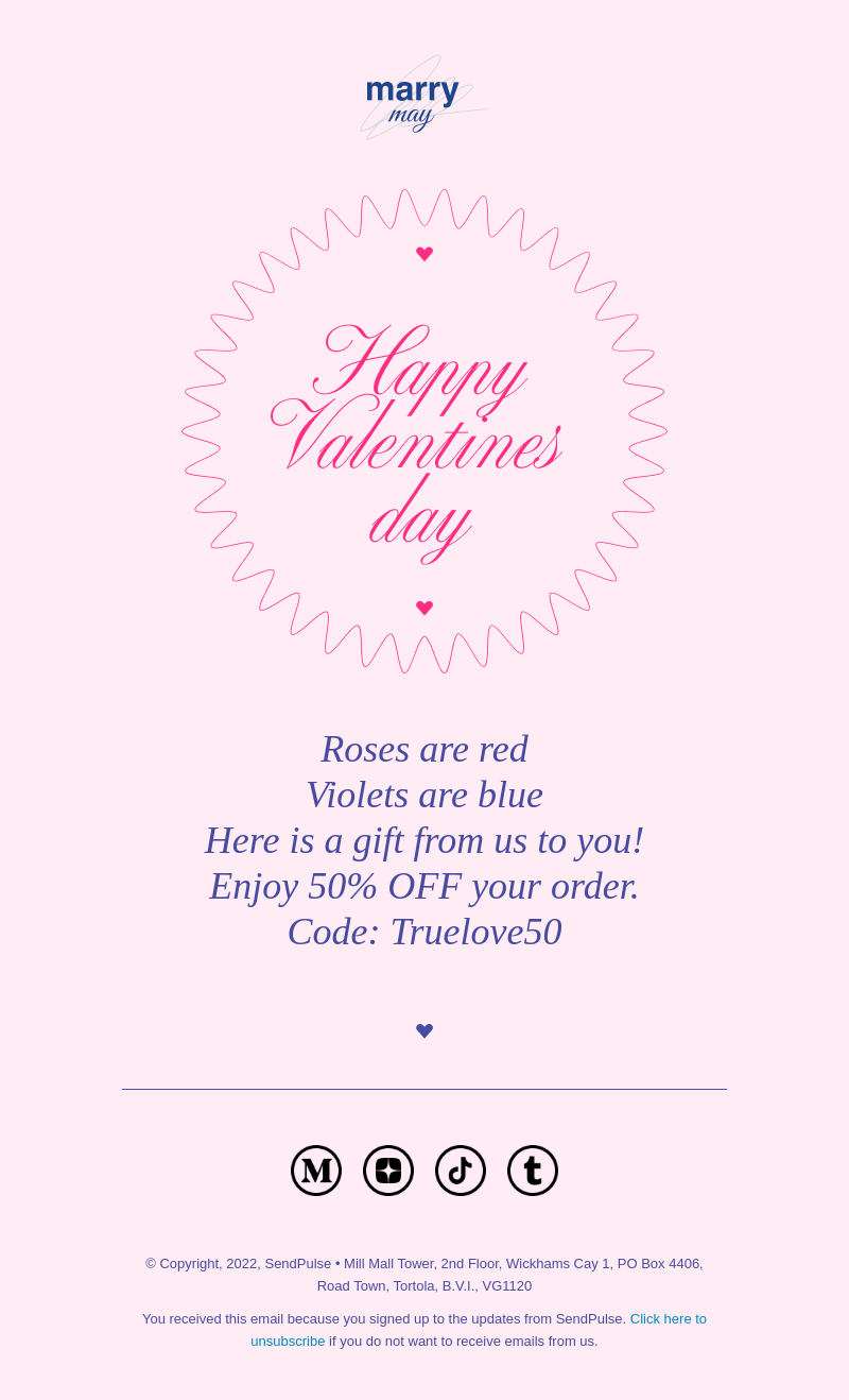 Holiday free email template