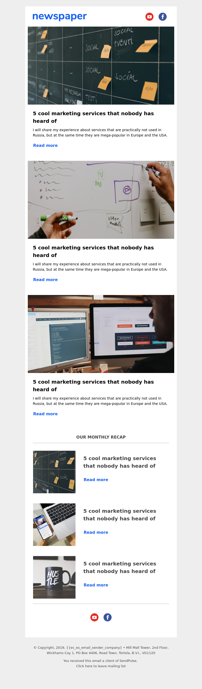 free email template