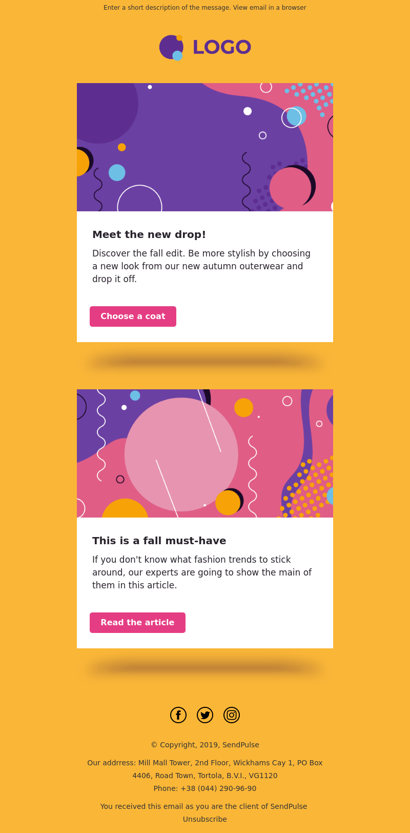 Other free email template