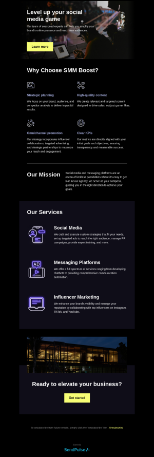 Ecommerce free email template